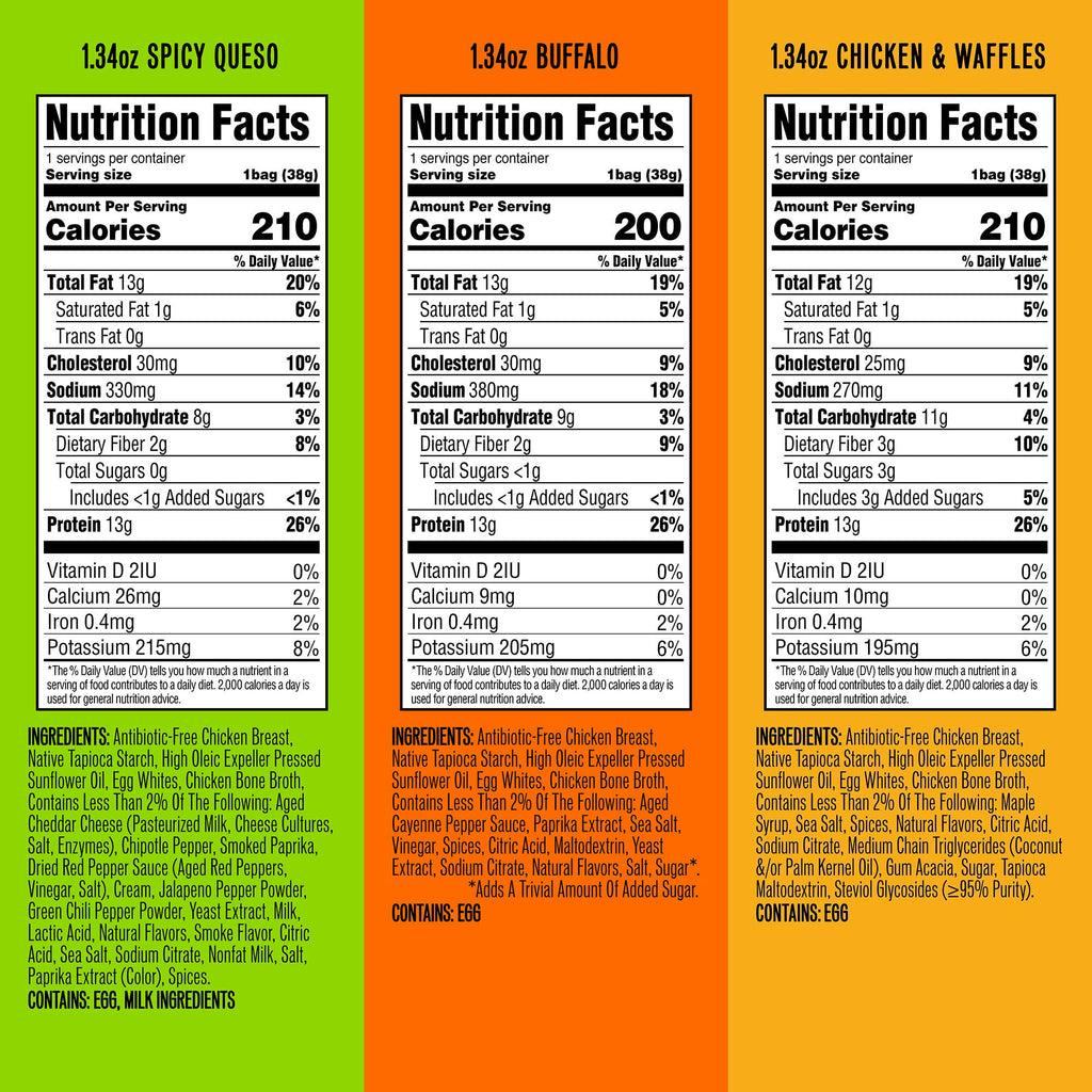 Wilde Chips Protein Chips Variety Pack, 12g Protein - 12 Bags - image 3