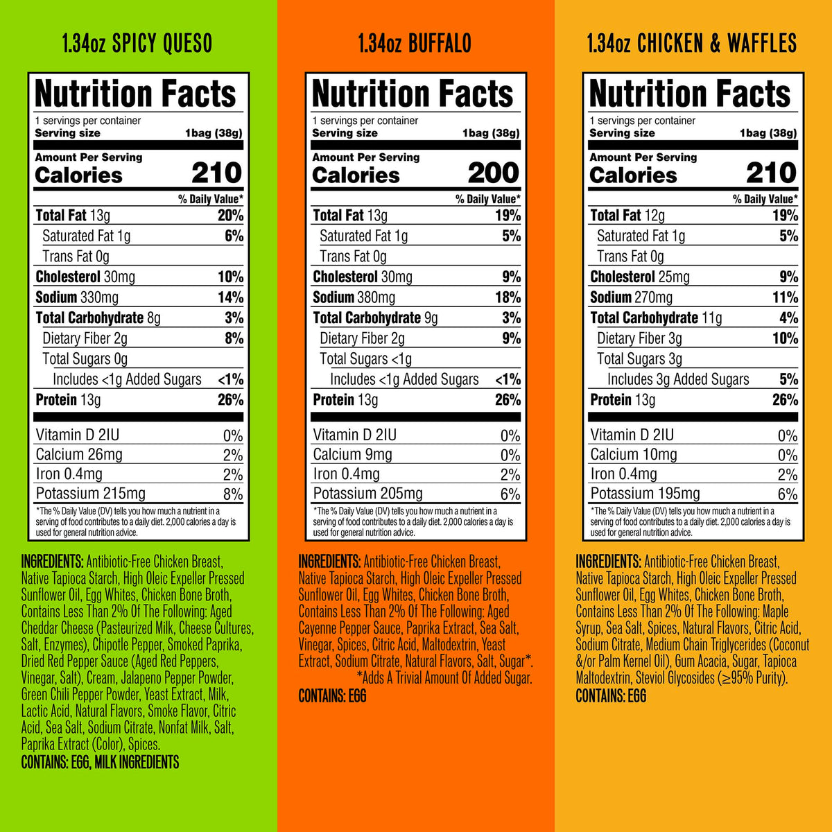 Wilde Chips Protein Chips Variety Pack, 12g Protein - 12 Bags - image 3