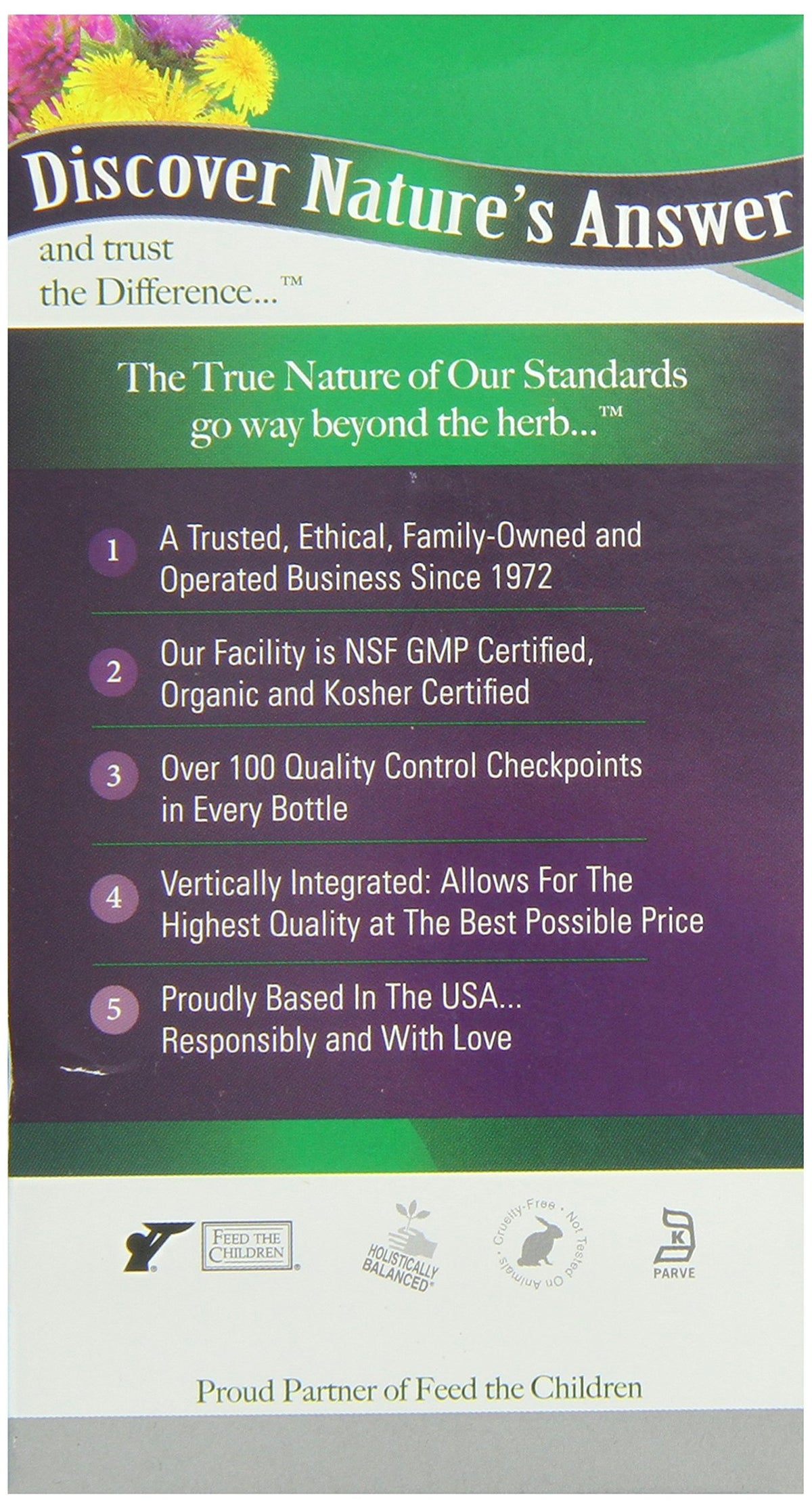Nature's Answer Liver Support Herbal Combination - 90 Capsules - image 4