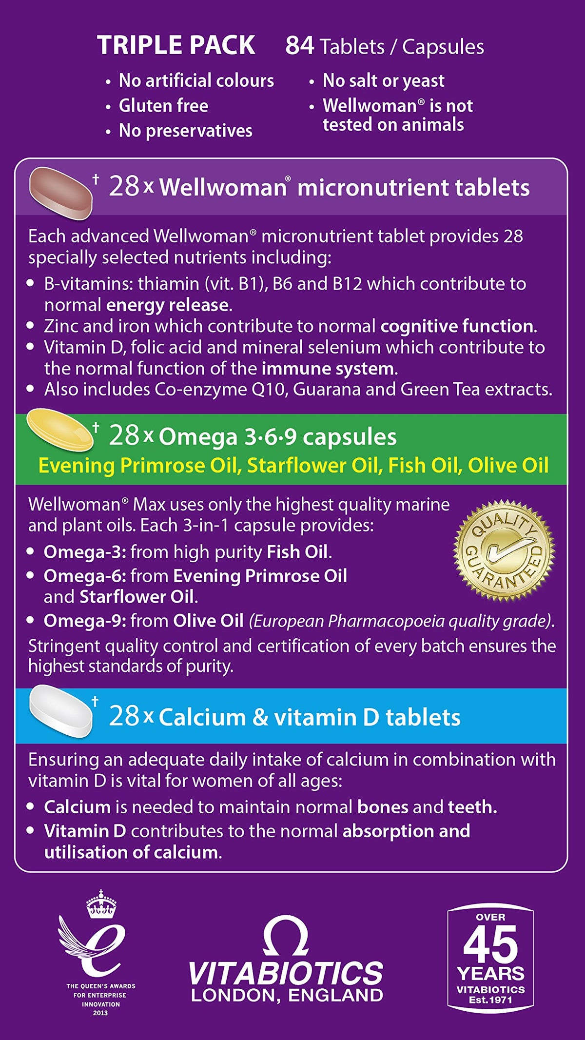 Wellwoman Max Multivitamin - 84 Capsules - image 3