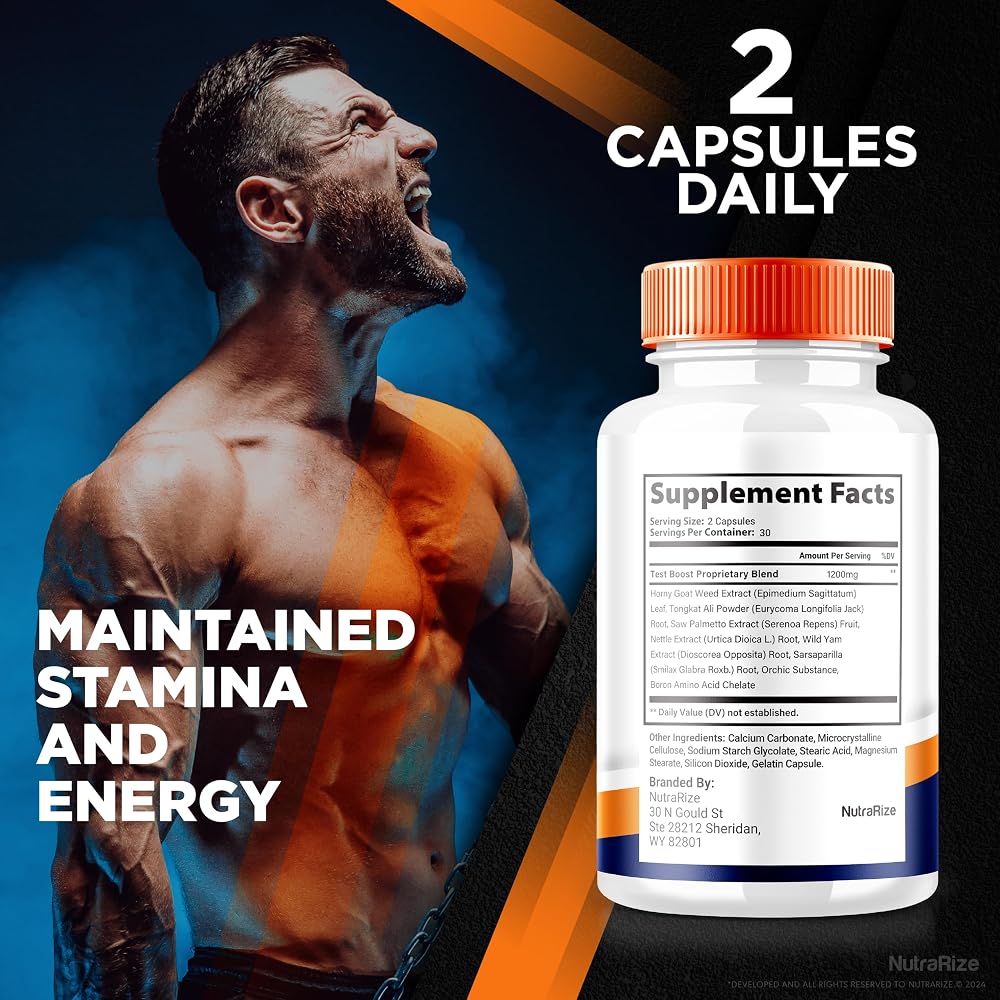 NutraRize LibatMax for Men Stamina Support - 120 Capsules - image 5