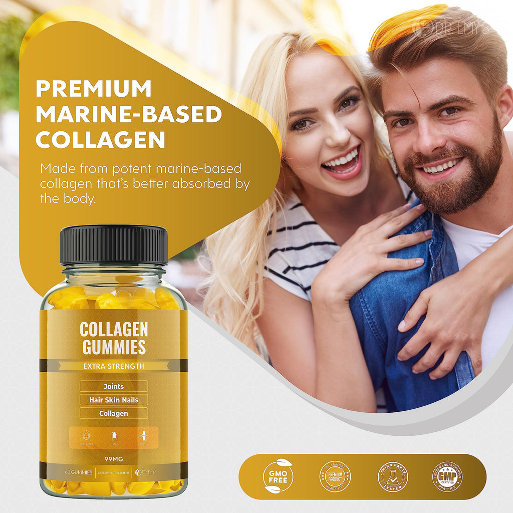 Dr. Emy's Collagen Gummies for Hair, Skin & Nails - 120 Gummies - image 3