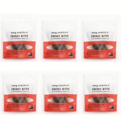 AMG Snacks Strawberry Vanilla Energy Bites - Pack of 6 - image 5