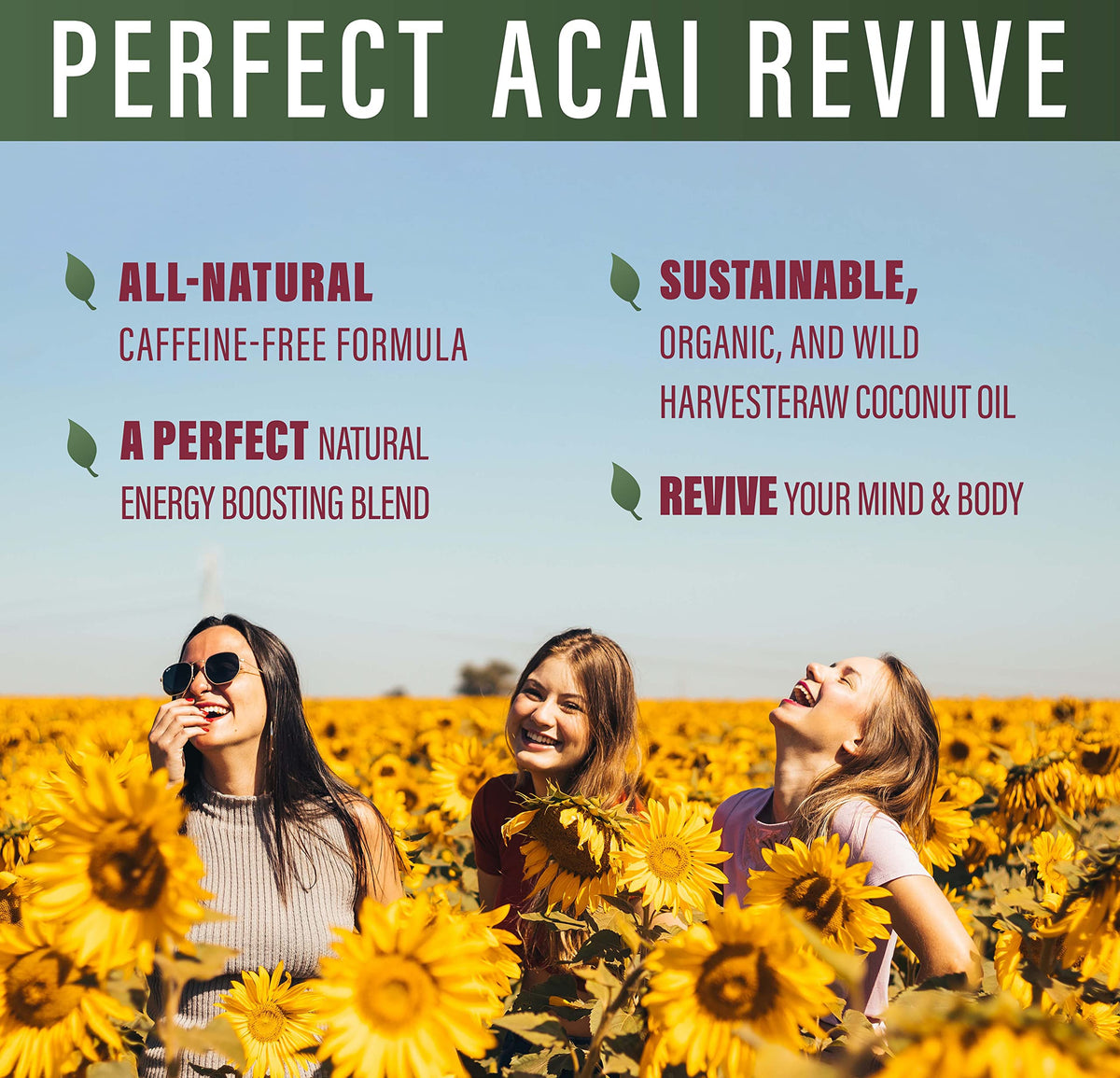 Perfect Supplements Perfect Acai Revive - 180 Capsules - image 3