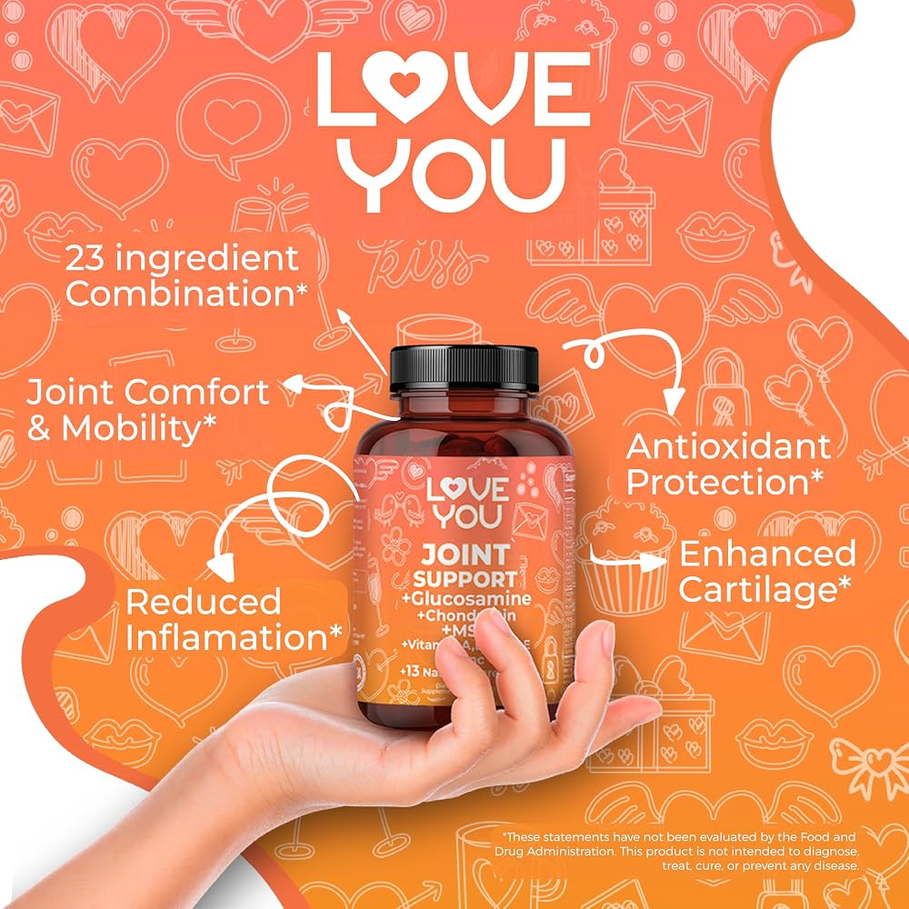Love You Joint Support Supplement - 90 Tablets - image 4