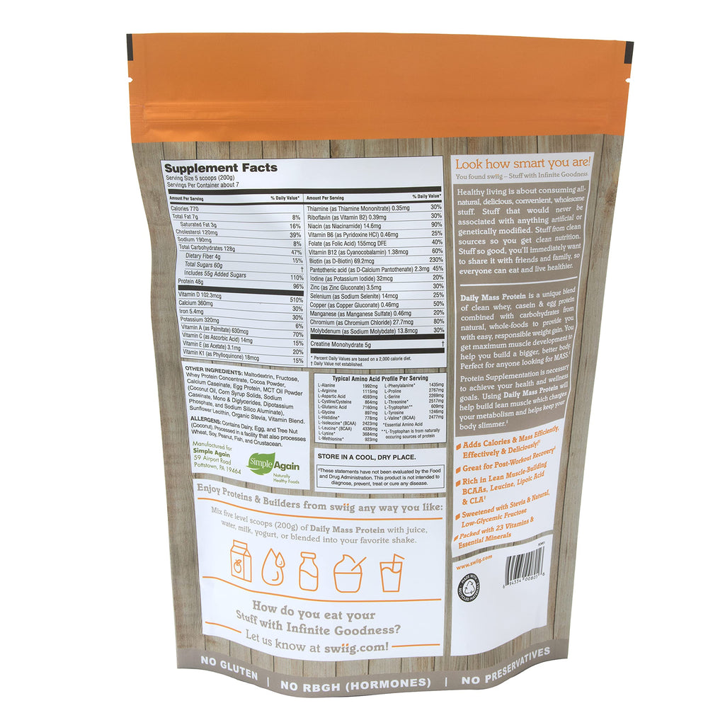 swiig Mass Builder Protein Powder