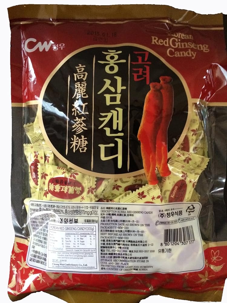 Cheong Woo Korean Red Ginseng Candy - 10.58 oz - image 2