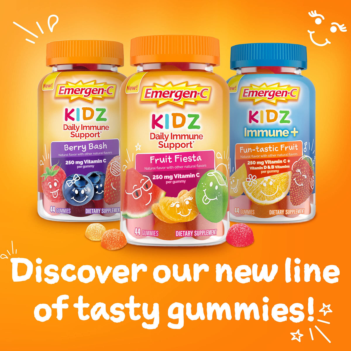 Emergen-C Kidz Daily Immune Support Dietary Supplements