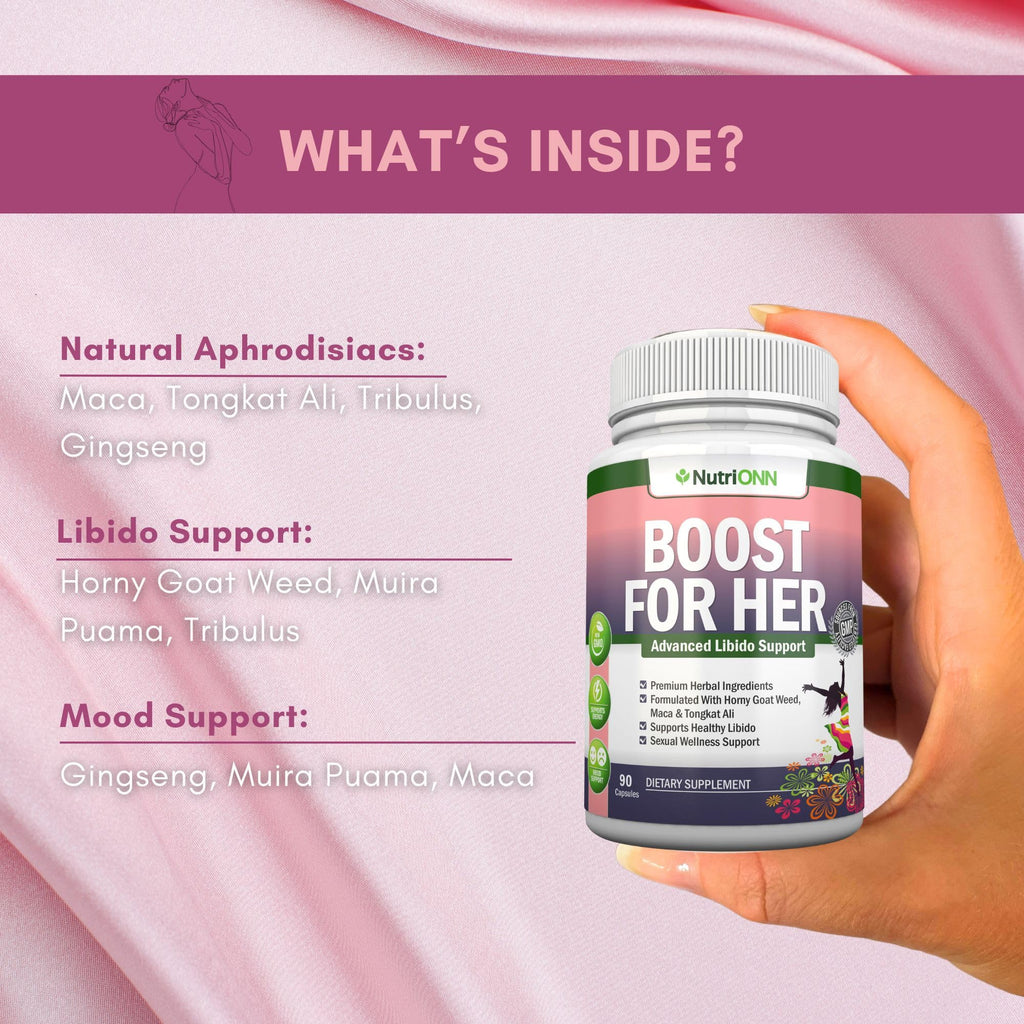 NutriONN Boost For Her Libido Booster - 90 Capsules - image 3