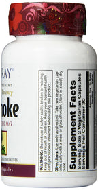 SOLARAY Artichoke Leaf Extract 600 mg - 60 Vegetarian Capsules - image 3