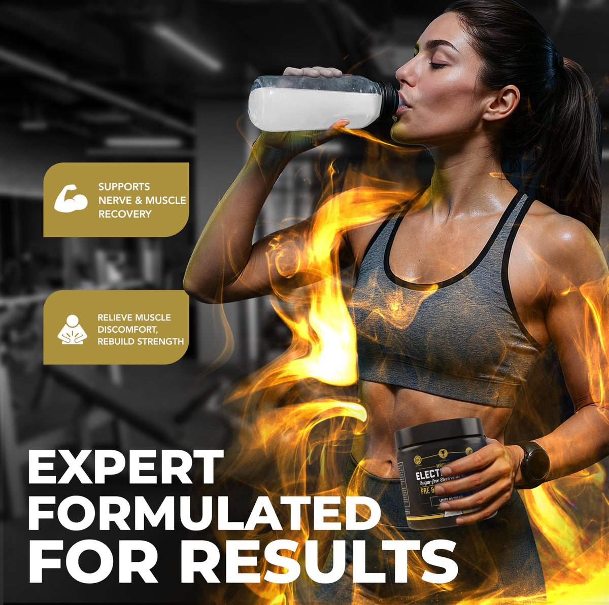 MMA Nutrition HRDWRK Electrolytes Powder with Magnesium