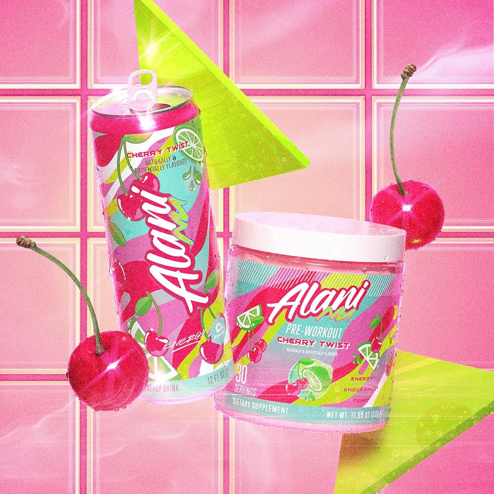Alani Nu Pre-Workout Powder Cherry Twist - 30 Servings - image 5