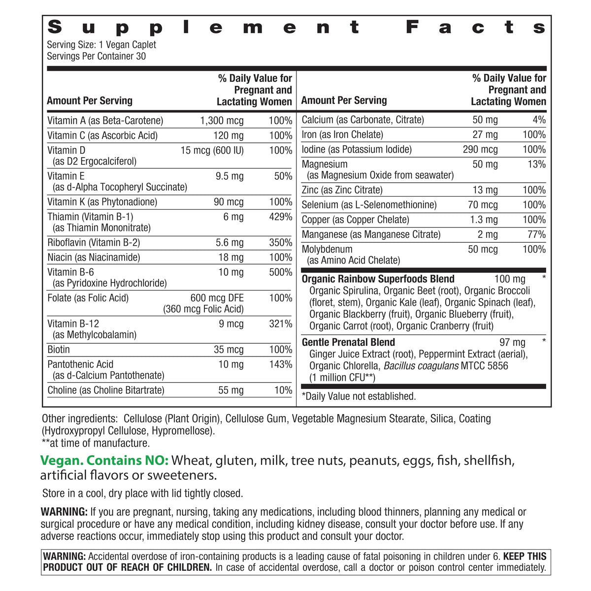 Rainbow Light Prenatal Vitamins for Women