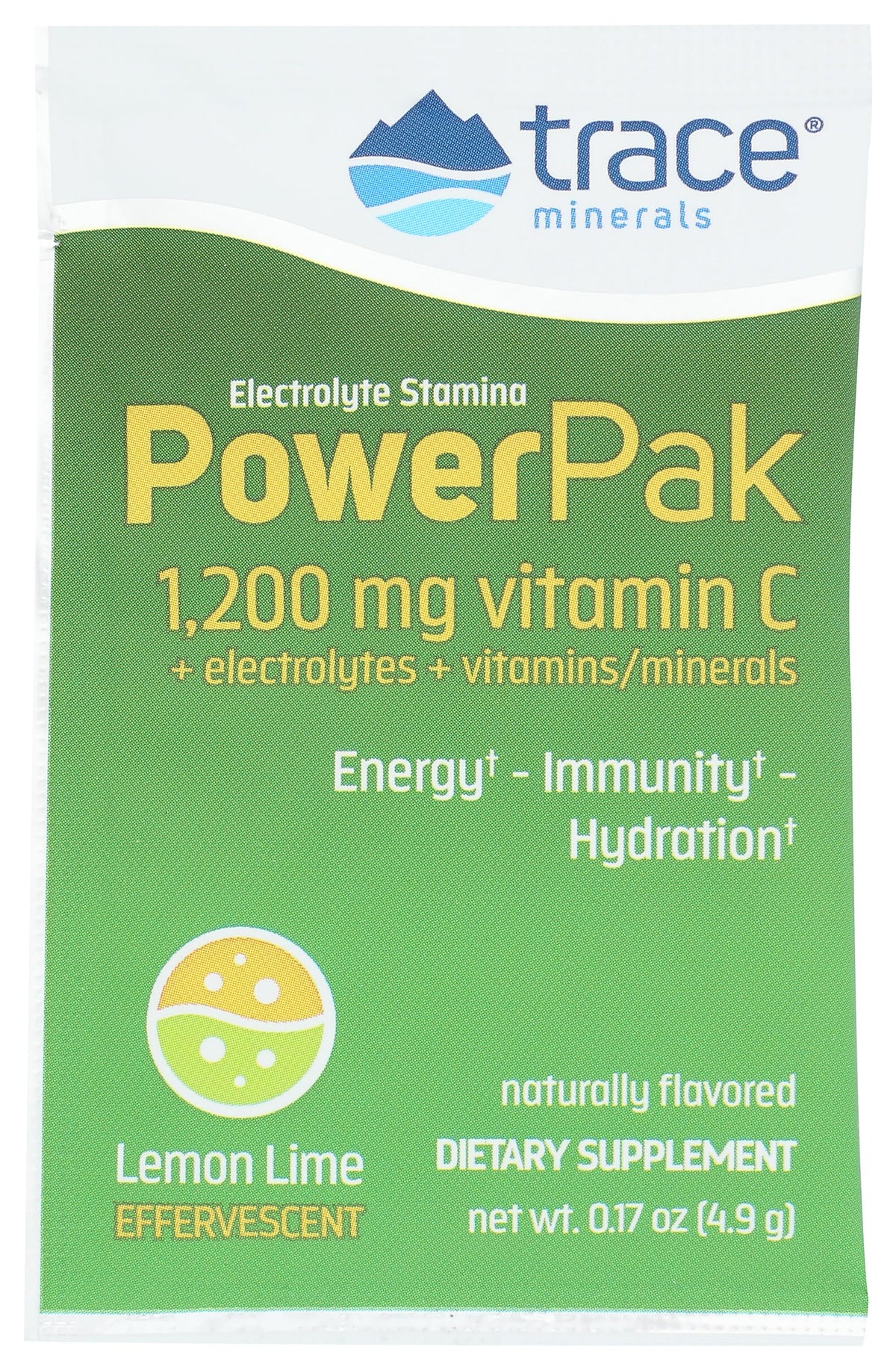 Trace Minerals Electrolyte Stamina Power Pak Lemon Lime - 0.17 oz