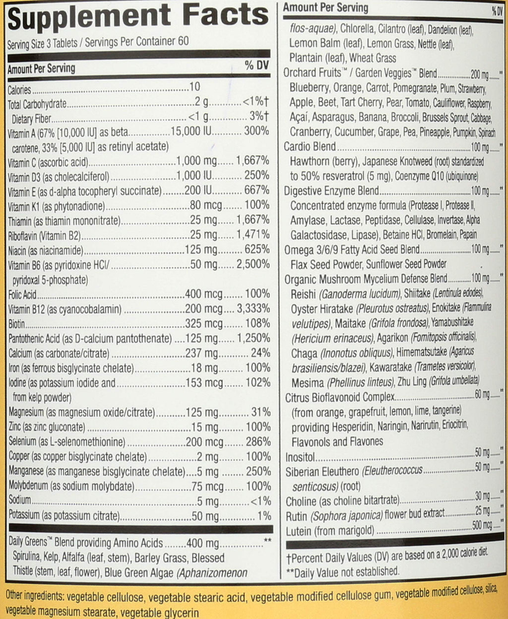 Nature's Way Alive With Iron Multivitamin - 180 Tablets - image 3