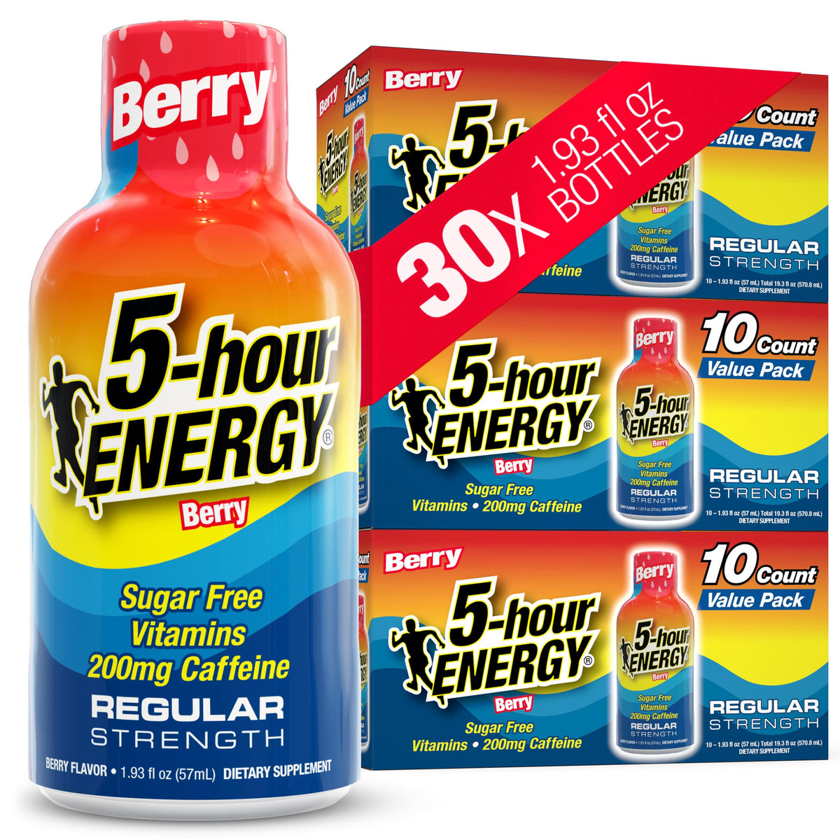 5-hour ENERGY Berry Flavor Energy Shot - 30 Bottles