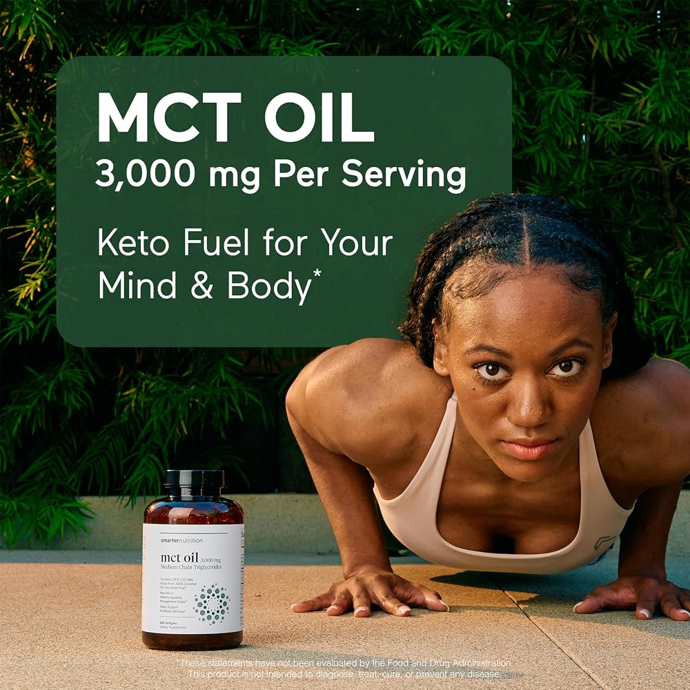 SMARTERNUTRITION MCT Oil Softgels C8 & C10 - 90 Softgels - image 2