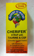 Cherifer Syrup with Chlorella Growth Factor, Taurine & Lysine - 3 x 120ml