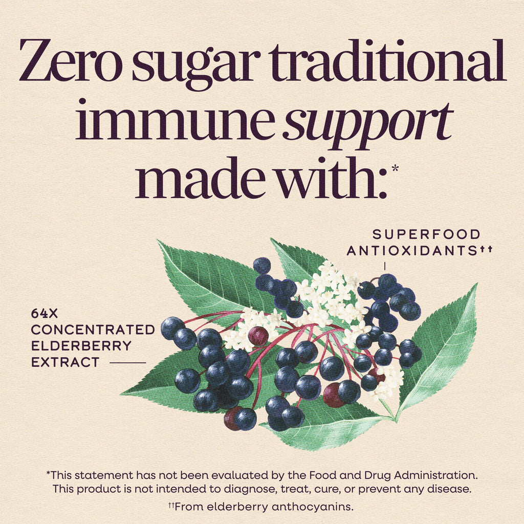 Nature's Way Sambucus Zero Sugar Traditional Immune Syrup