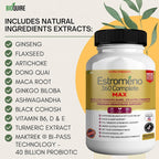 BIOQUIRE Estromeno 360 Complete Max Menopause Support - 60 Capsules - image 5