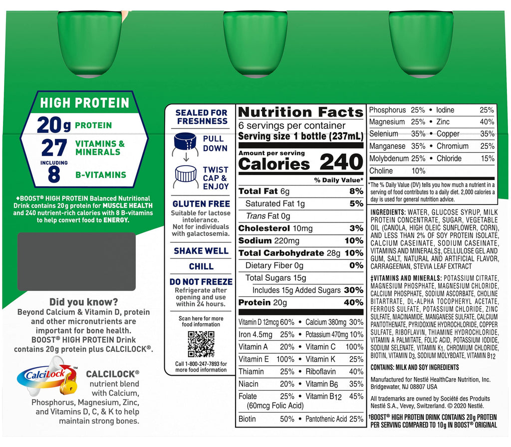 BOOST High Protein Creamy Strawberry Nutritional Drink - 6 Pack - image 5