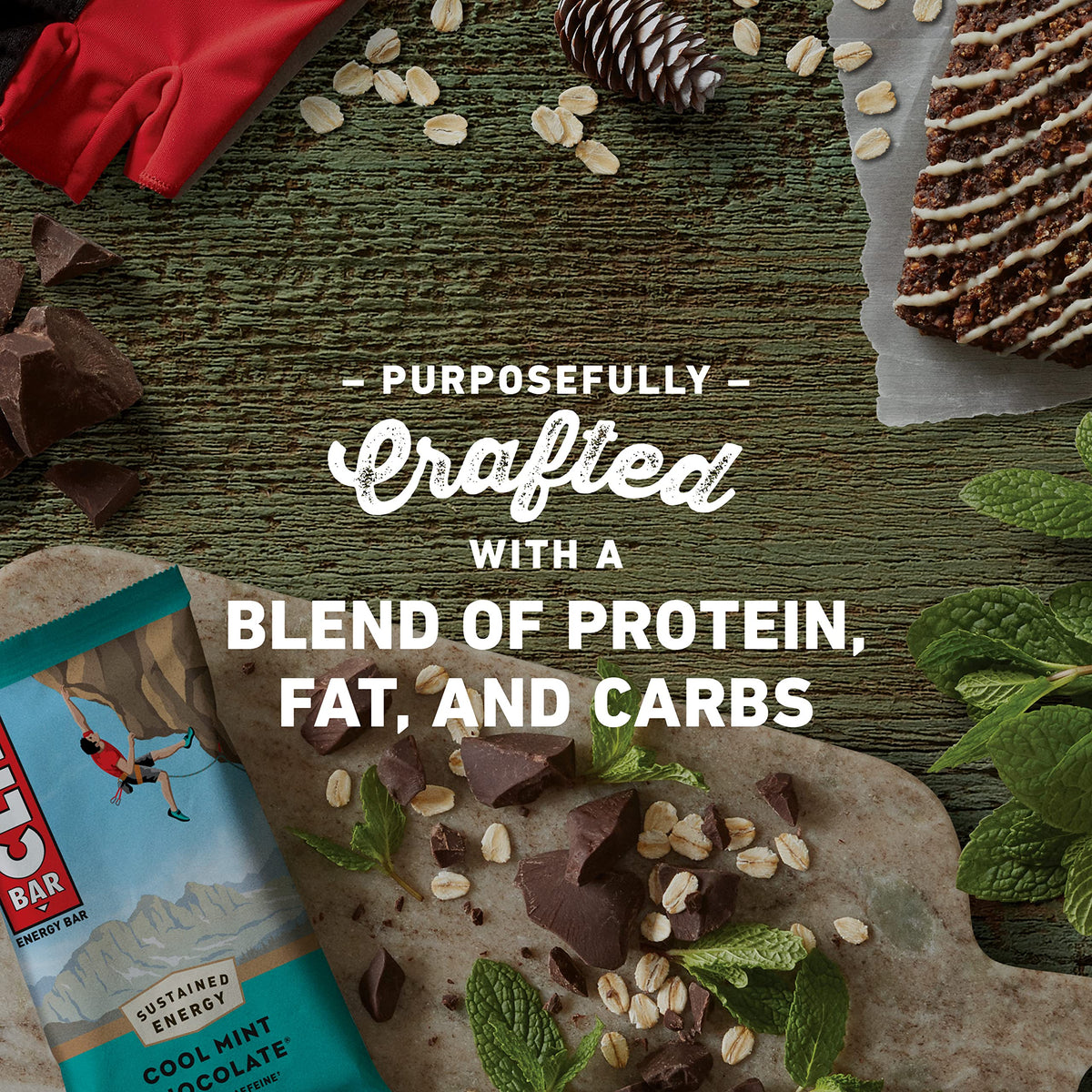 CLIF Bar Cool Mint Chocolate Energy Bars with Caffeine - 12 Count - image 4