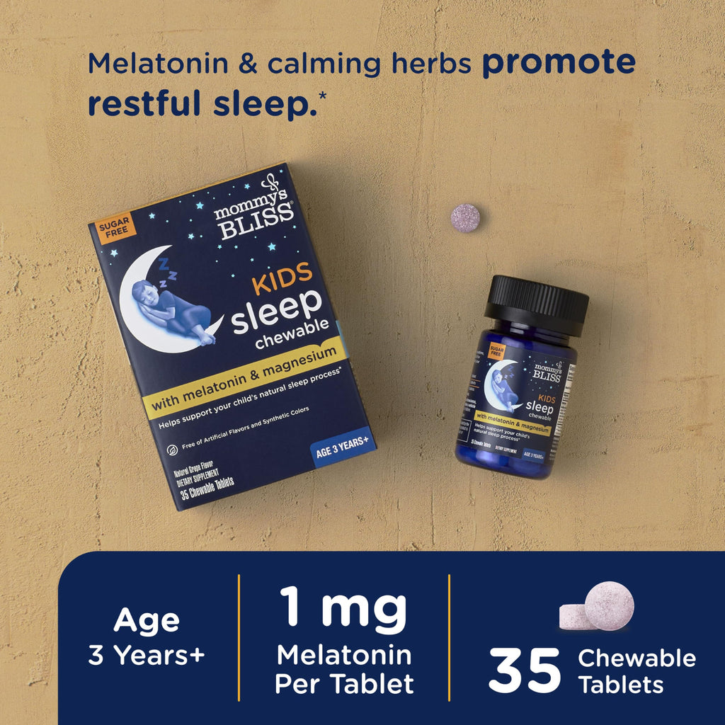 Mommy's Bliss Kids Sleep Support Melatonin Chewable - 35 Count - image 2
