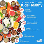 NAHRAAN HEALTH Kids Multivitamin Gummies Immune Support - 90 Count - image 4