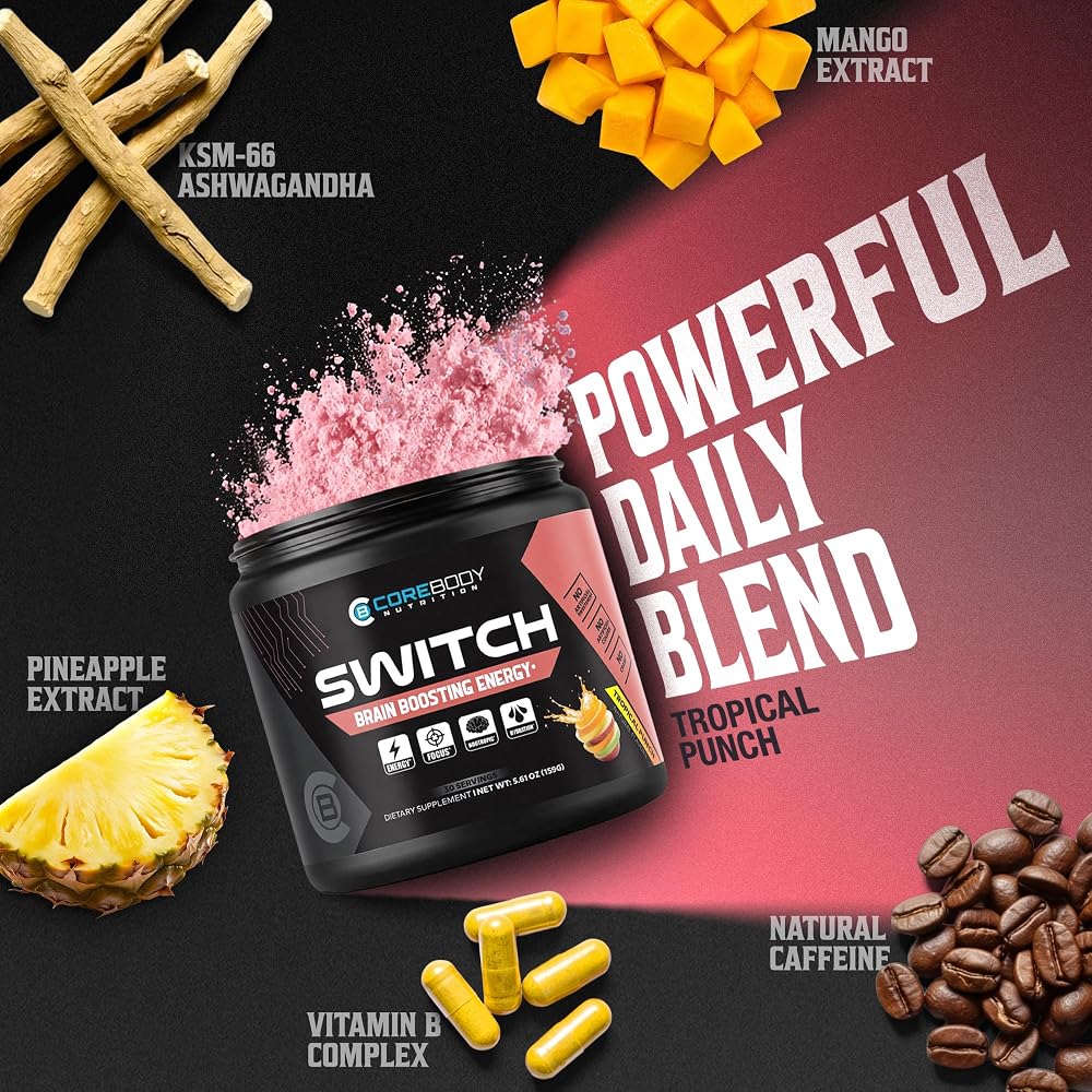 CoreBody Nutrition Switch Nootropic Powder for Memory and Focus - image 3