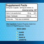 ALFA VITAMINS CollagenC Hydrolysate Collagen Capsules - 4 Pack - image 2