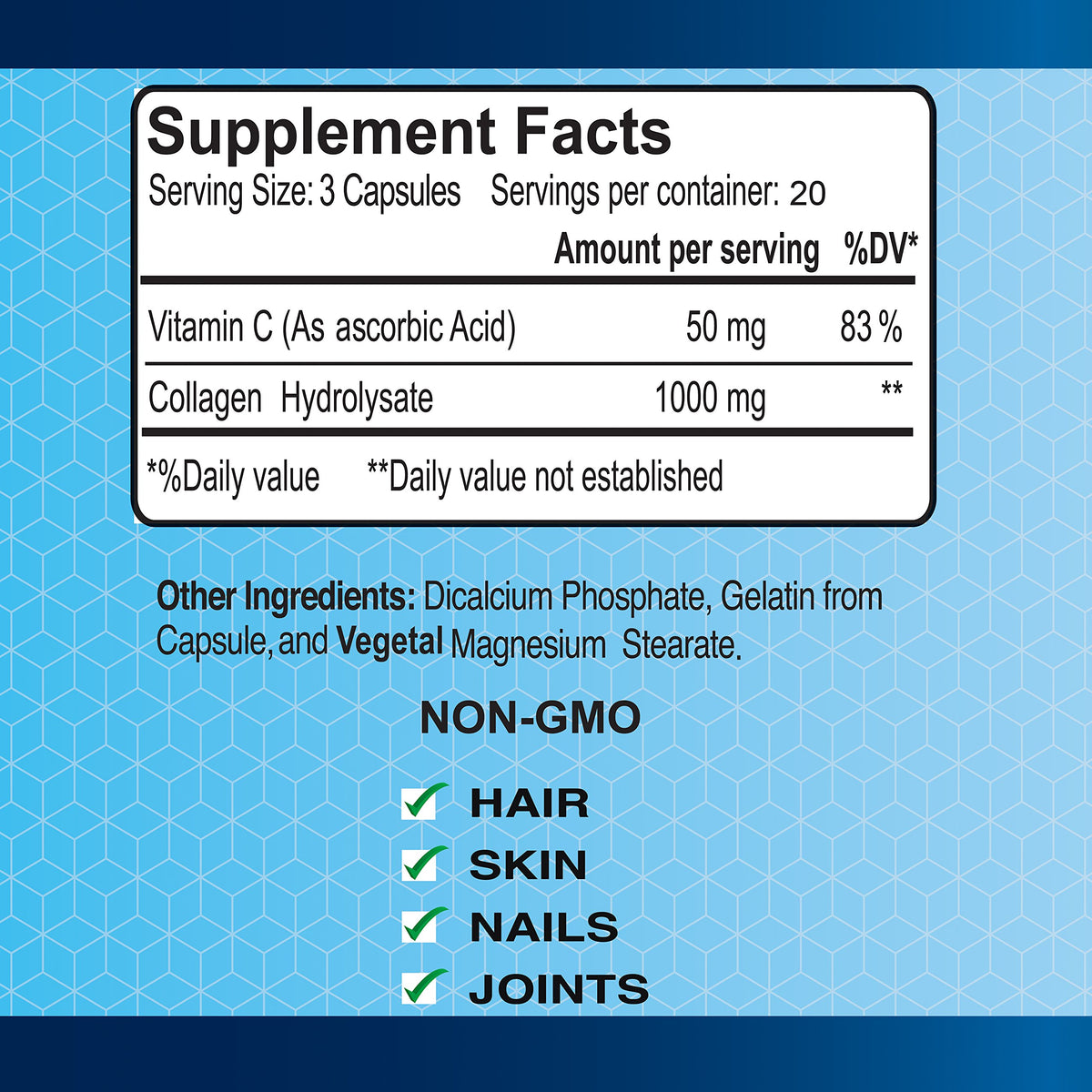 ALFA VITAMINS CollagenC Hydrolysate Collagen Capsules - 4 Pack - image 2