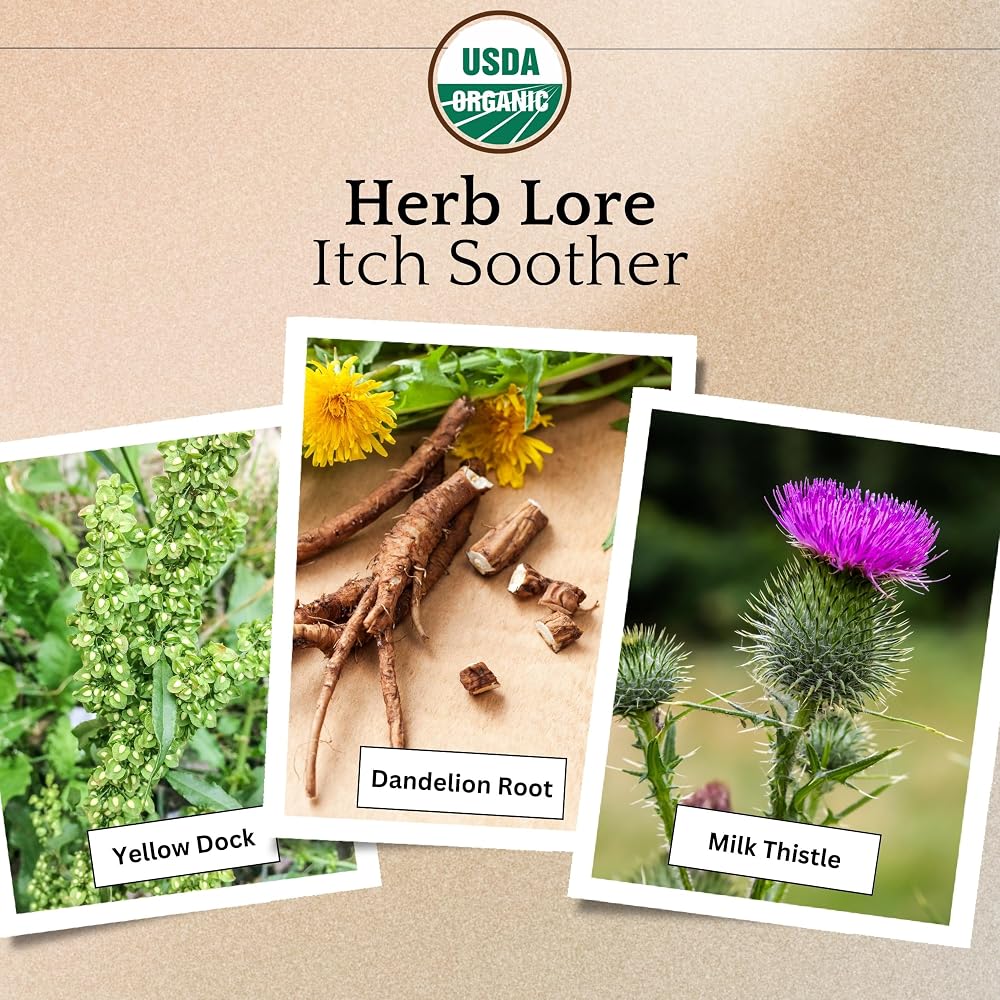 Herb Lore Organic Itch Soother Tincture Liver Support - 4 fl oz - image 2