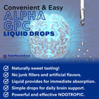 FIREWATERSTAR Alpha GPC 300 mg Liquid Choline for Focus - 2 Fl Oz - image 5