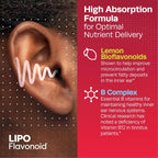 Lipo-Flavonoid Tinnitus Relief Ear Health Vitamins - 100 Caplets - image 3