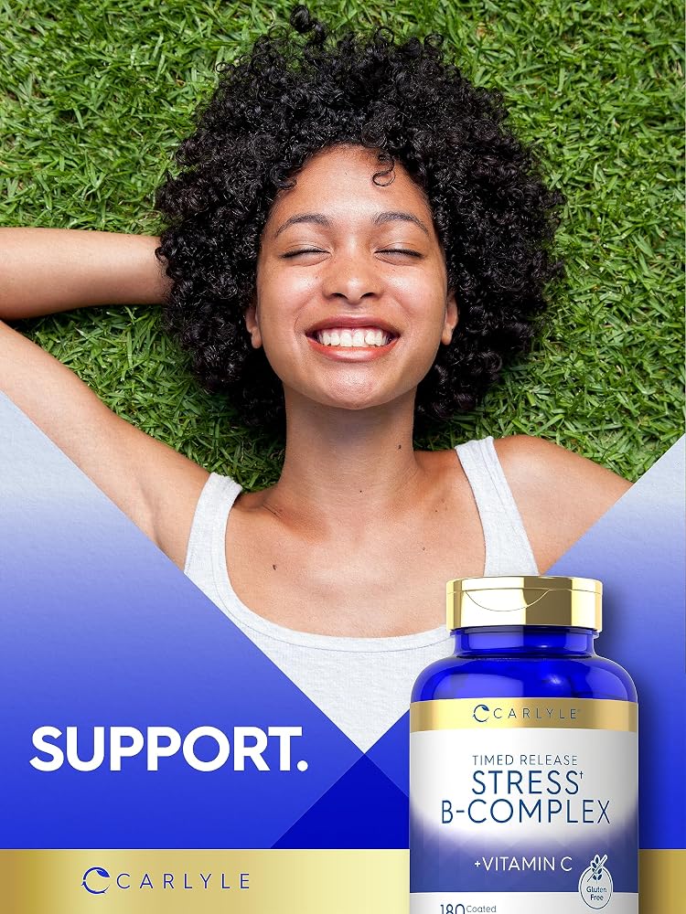 Carlyle Stress B Complex with Vitamin C - 180 Caplets - image 7