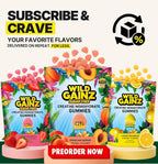 WILD GAINZ Creatine Monohydrate Gummies - Made in USA - 5g Pre