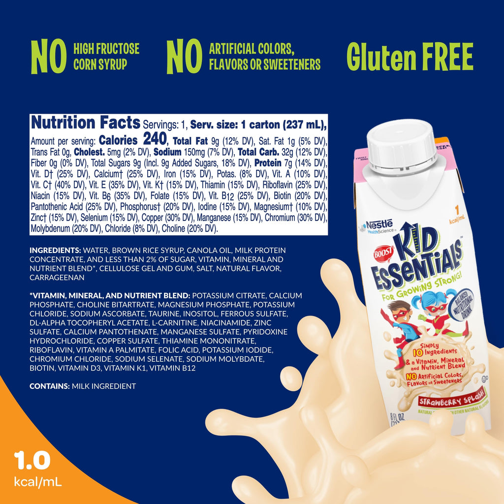 BOOST KID ESSENTIALS 1.0 24 x 8 fl oz carton