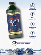 Carlyle Norwegian Cod Liver Oil - 16 fl oz (Pack of 3) - image 4