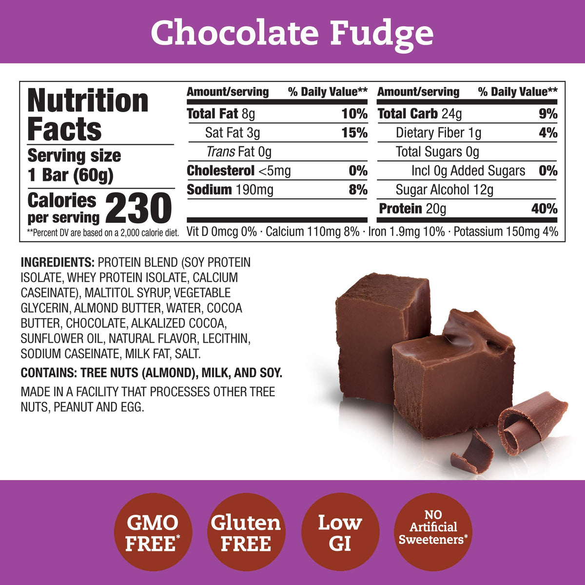 thinkThin Protein Bars Chocolate Fudge High Protein - 30 Count - image 2