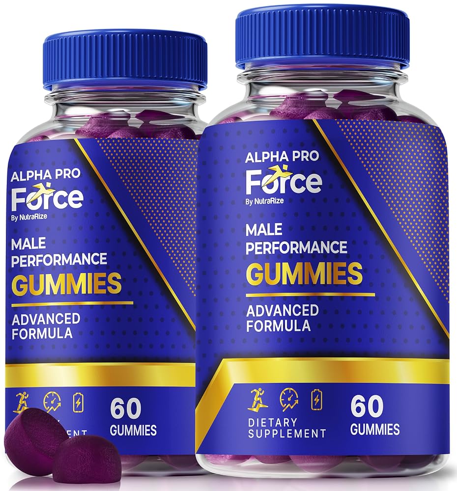 NutraRize Alpha Pro Force Gummies for Men - 120 Gummies