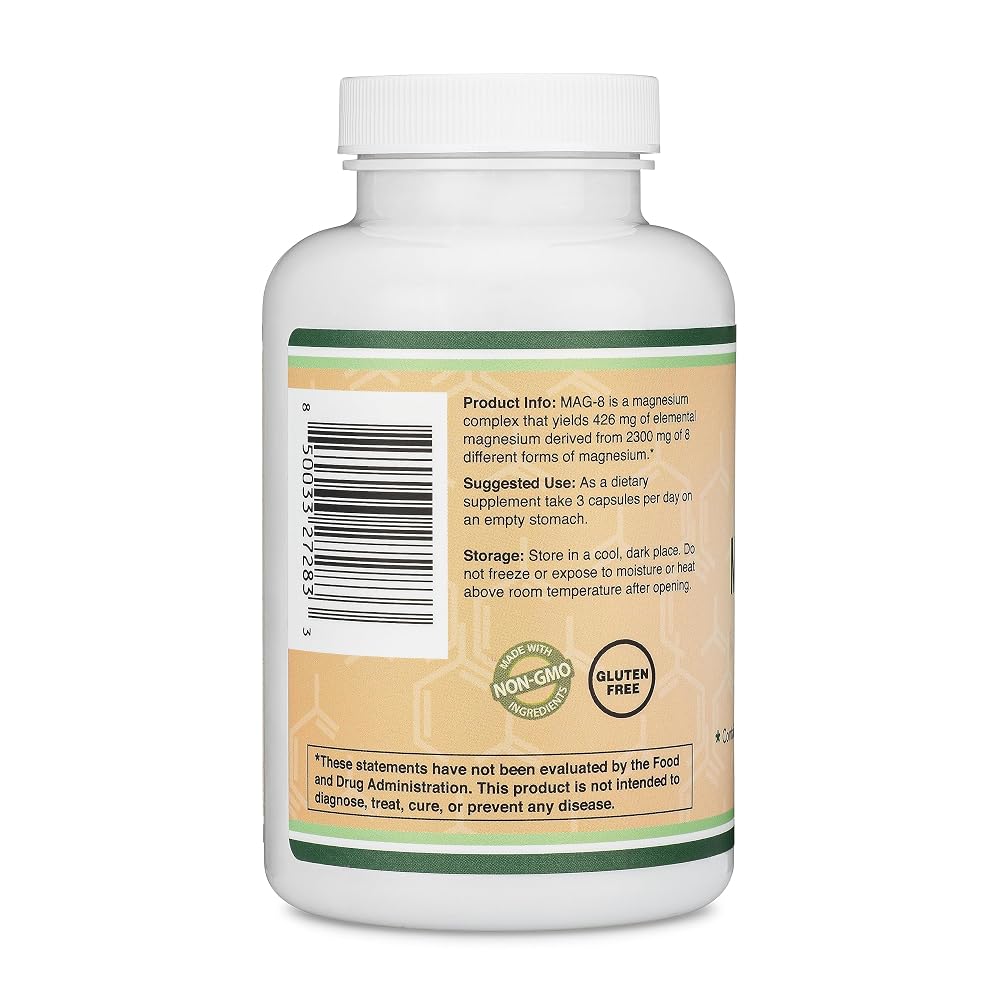 Double Wood Magnesium Complex 8 Forms 426 mg - 180 Capsules - image 4