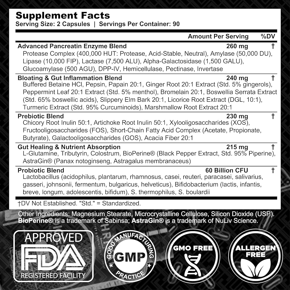 Thrival DIGESTIVAL 5-in-1 Gut Health Formula - 180 Capsules - image 5
