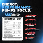 Huge Supplements Wrecked Pre Workout, Advanced Formula, Boosts