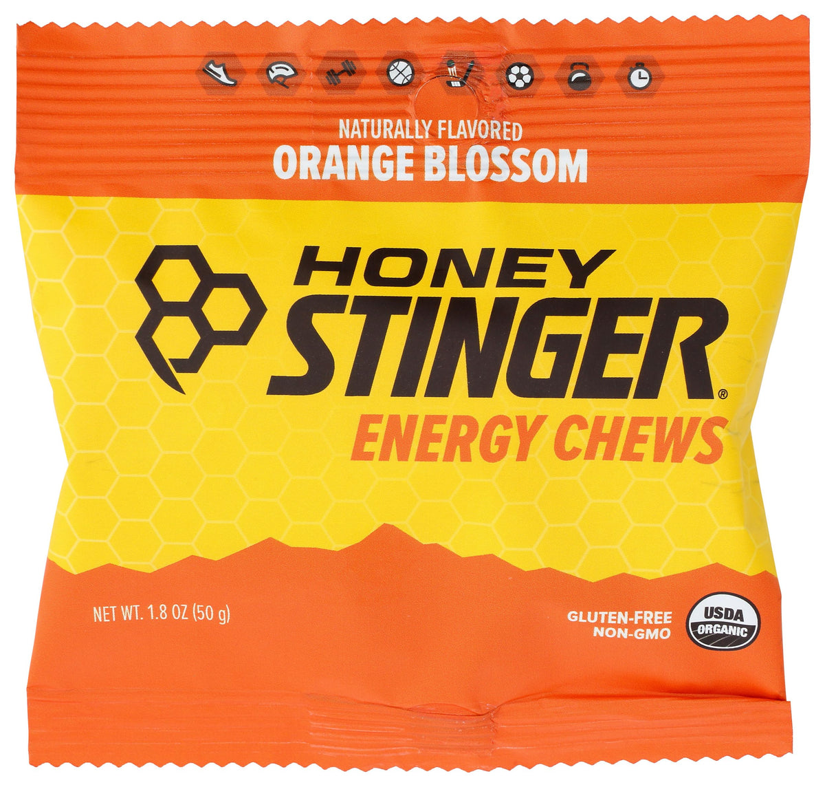 Honey Stinger Chew Energy Orange Blossom Organic - 1.8 oz