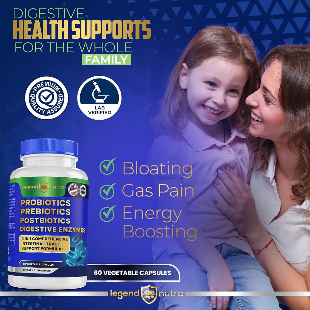 Legend Nutra 4-in-1 Probiotics + Prebiotics + Postbiotics + Digestive - image 6