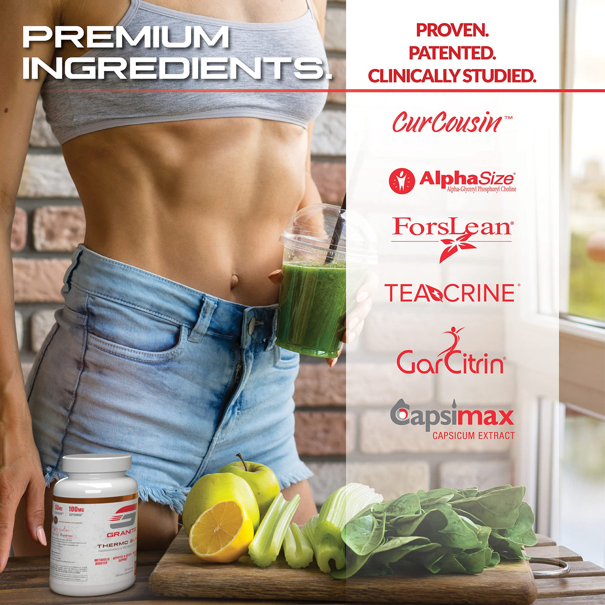 Granite Thermo Burn Advanced Formula Thermogenic - 90 Capsules - image 3