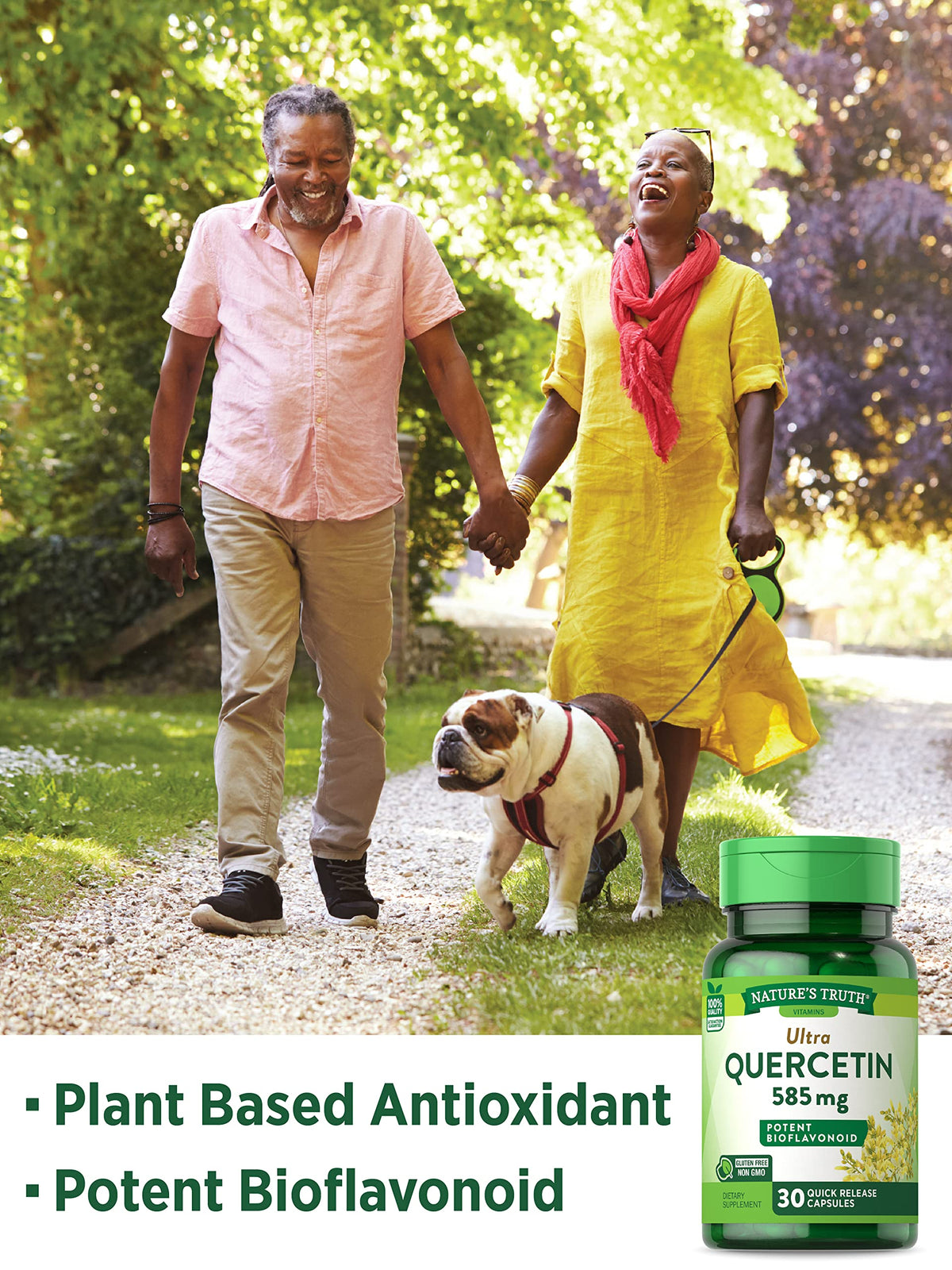 Nature's Truth Quercetin 585mg Bioflavonoid - 30 Capsules - image 4