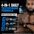 BPI Sports Best Test Testosterone Booster for Men - 30 Servings - image 4