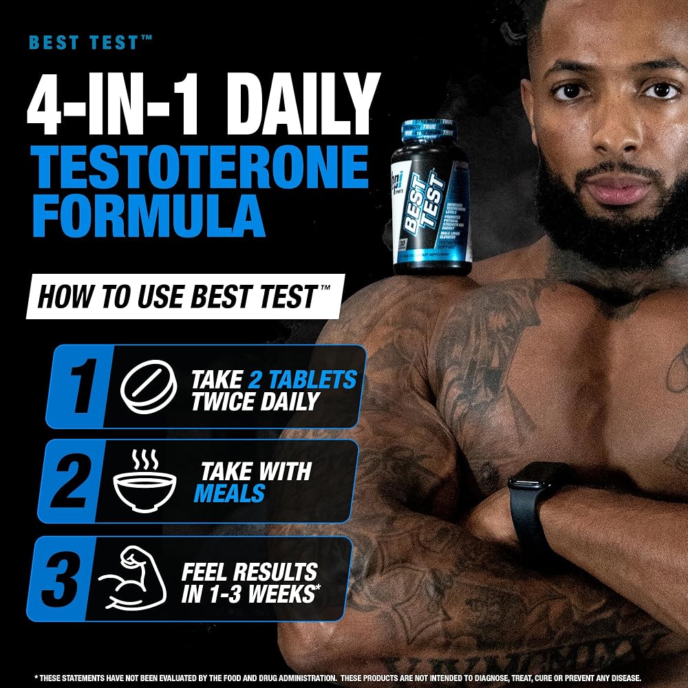 BPI Sports Best Test Testosterone Booster for Men - 30 Servings - image 4