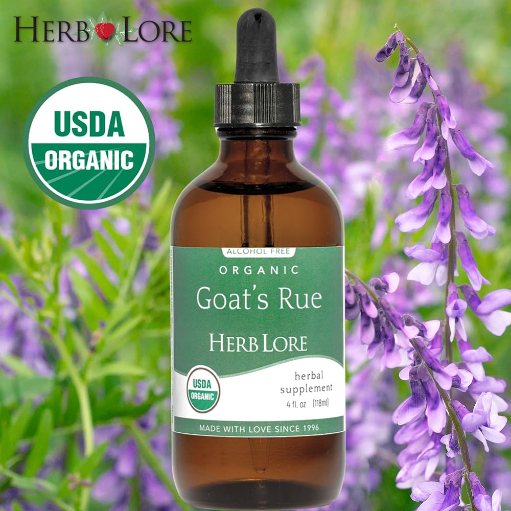 Herb Lore Organic Goats Rue Tincture for Lactation Support - 4 fl oz - image 3